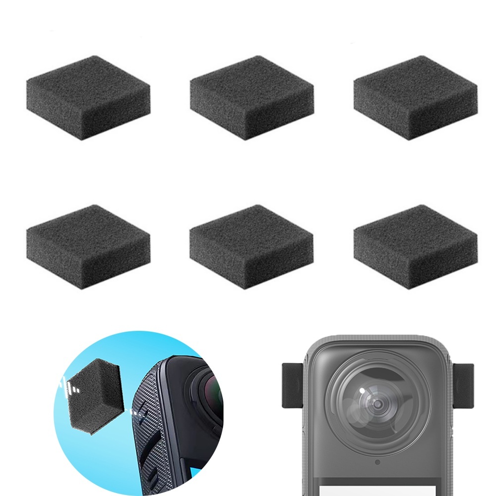 Insta360 Camera X4 - 6 pezzi microfono parabrezza per Insta360