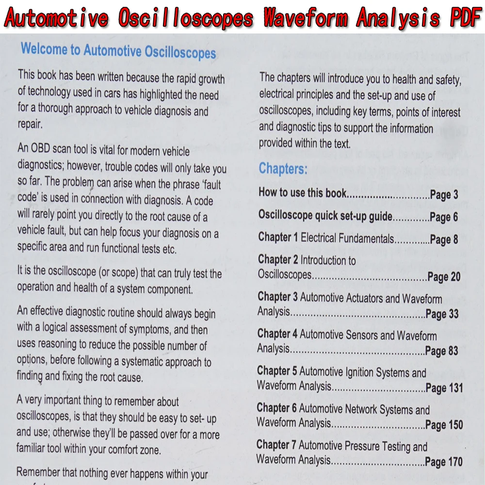 Oscilloscopi Automobilistici:  - Electronics Repair Guide recensione e prezzo